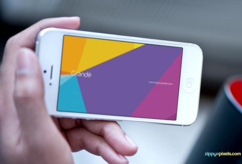 Free Photorealistic Device Mockup of iPhone