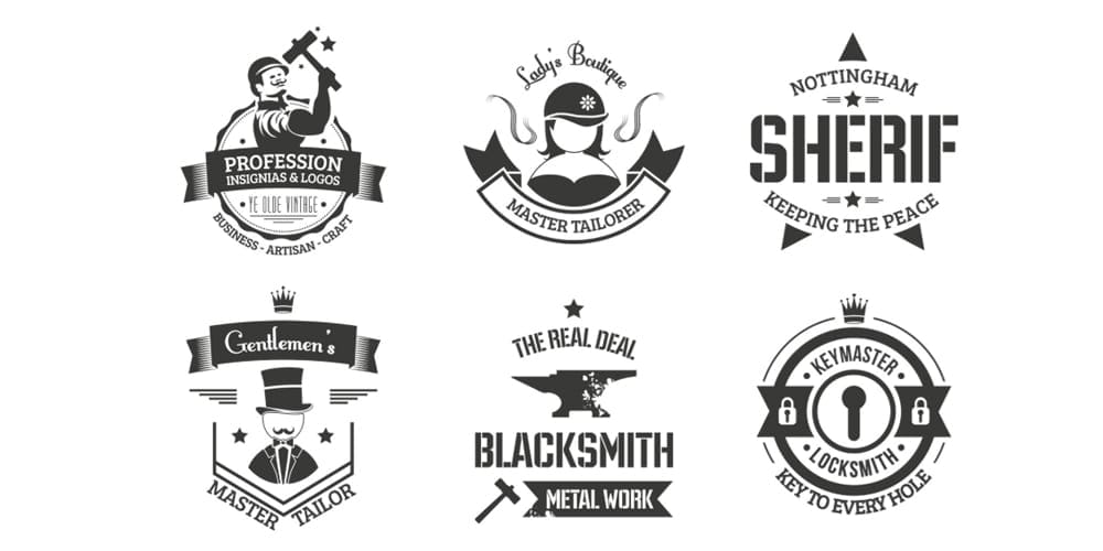 Free Vintage Logo Templates and Badges