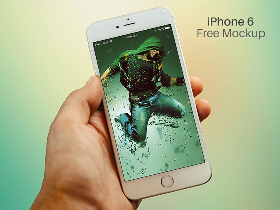 Free iPhone 6 Mockup PSD