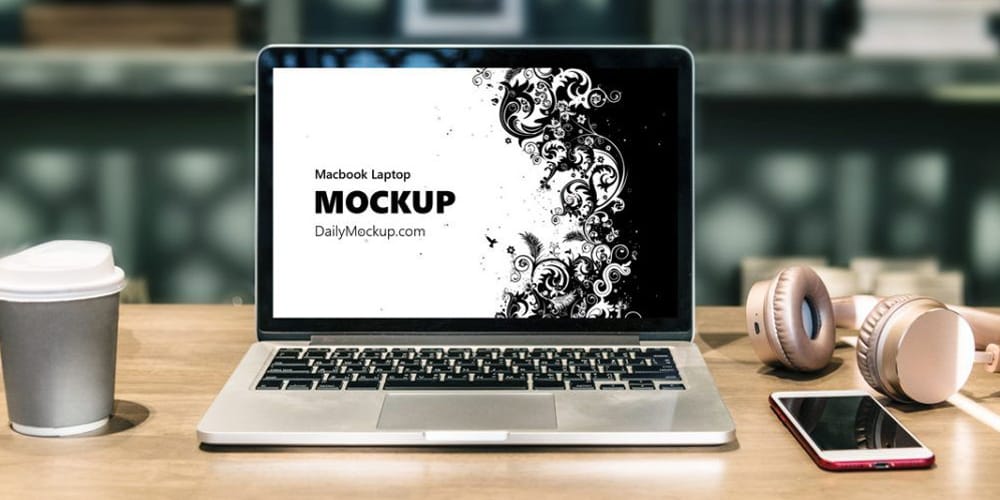 Macbook Mockup PSD