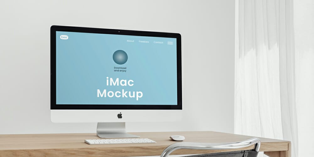 Perspective iMac Mockup