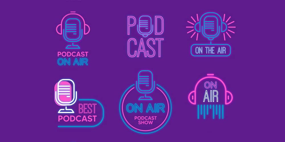 Podcast Logo Set Template
