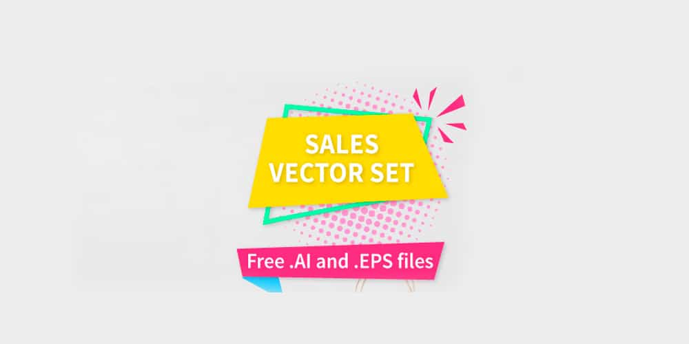 Sales Vector Set For Designers