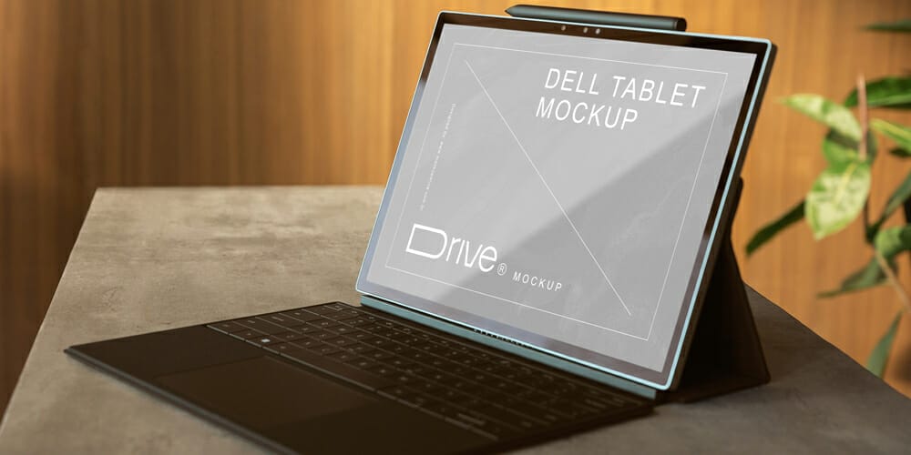 Tablet Dell Mockup