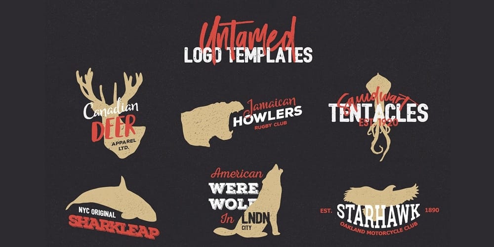 Untamed-Logo-Templates