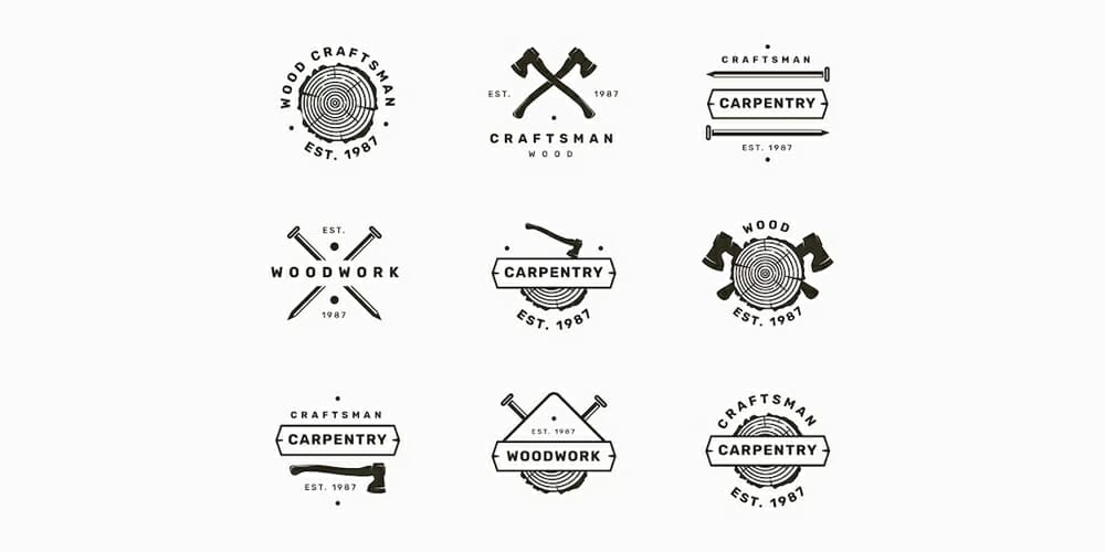 Vector Carpentry Badges