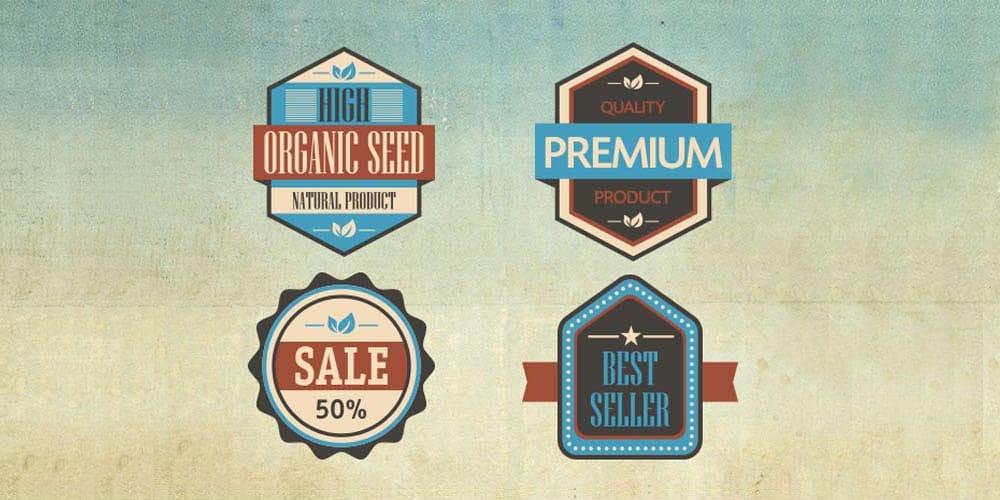 Vector Vintage Badges
