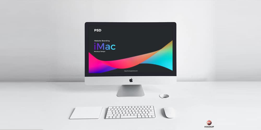 Website Branding iMac Mockup Design
