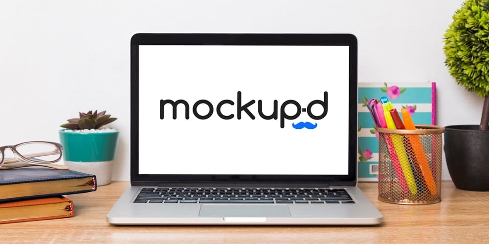 Workspace Laptop Mockup