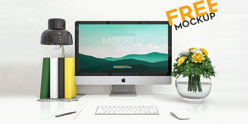 iMac Mockup PSD