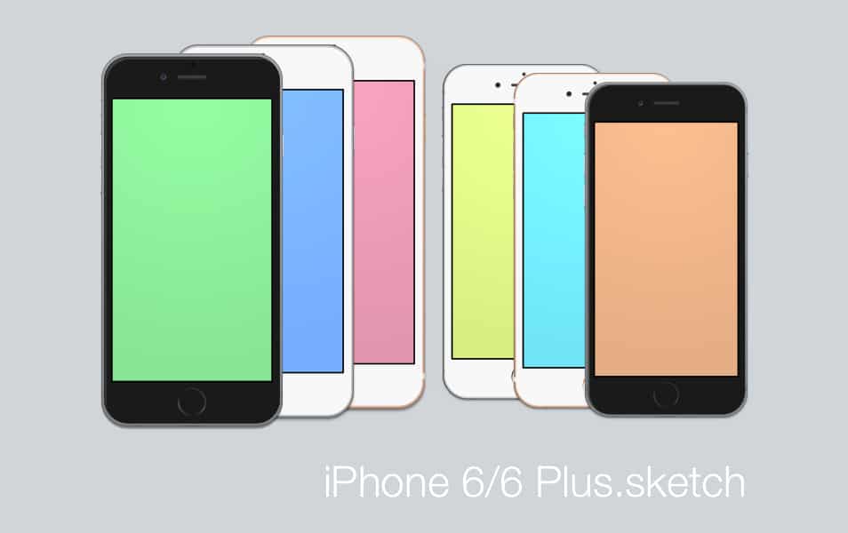 iPhone 6 & 6 Plus Sketch