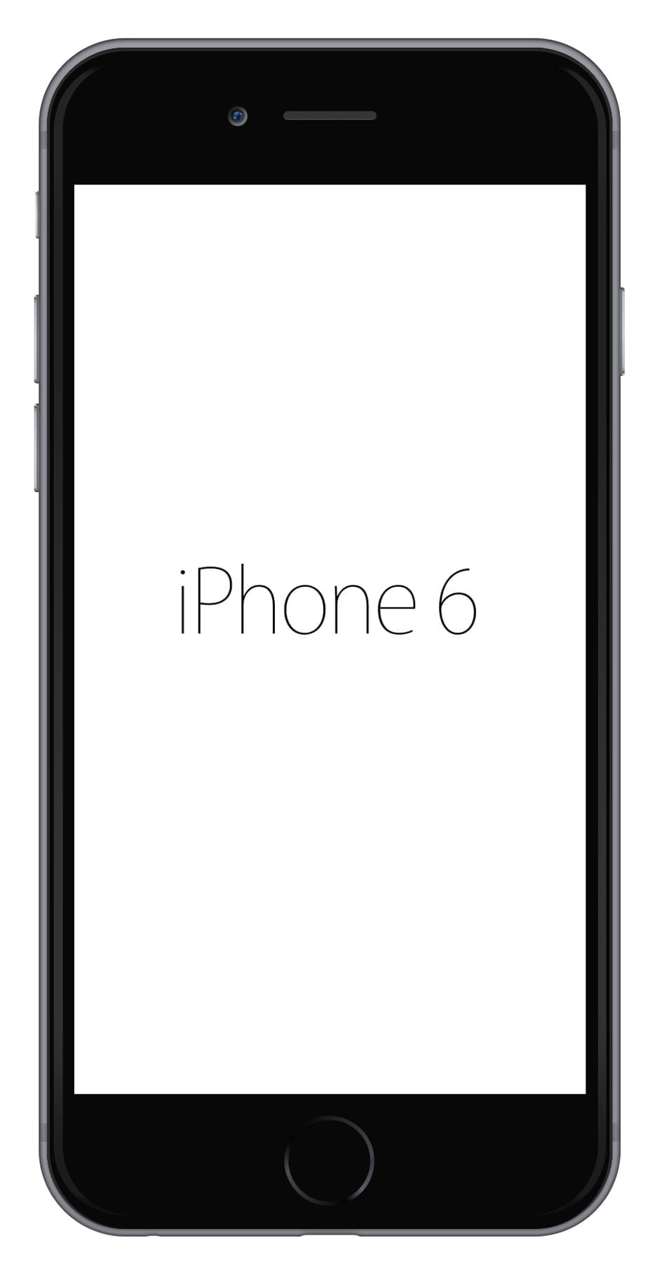 iPhone 6 Sketch Template