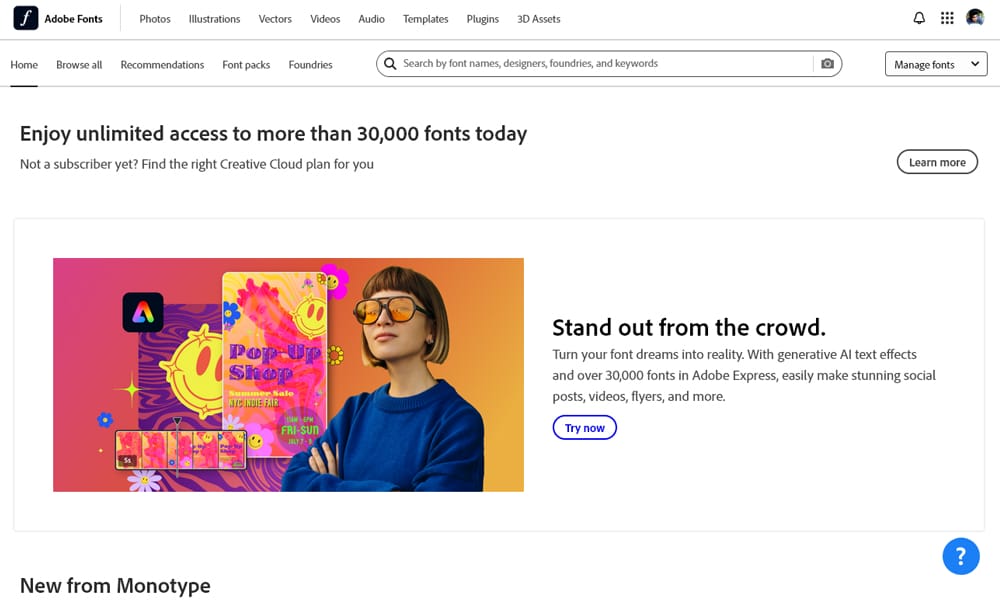 Adobe Fonts