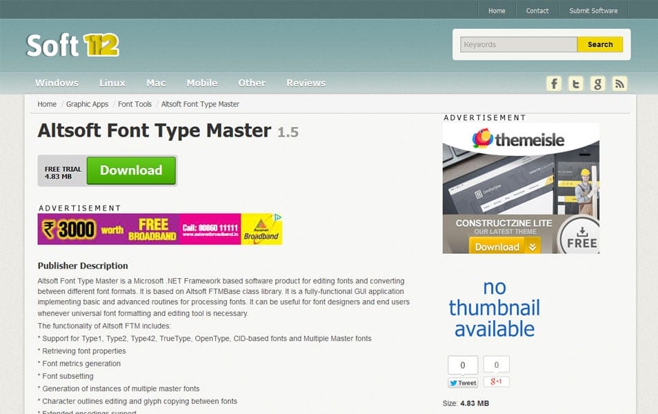Altsoft Font Type Master