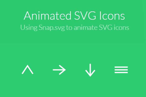 Best SVG Tutorials and Techniques 49 Animated SVG Icons with Snap.SVG
