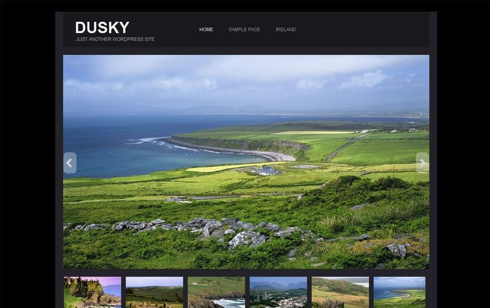 Dusky Free Portfolio WordPress Theme