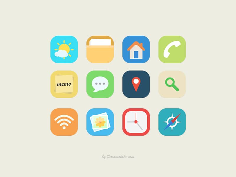 Free Vector Flat Icons
