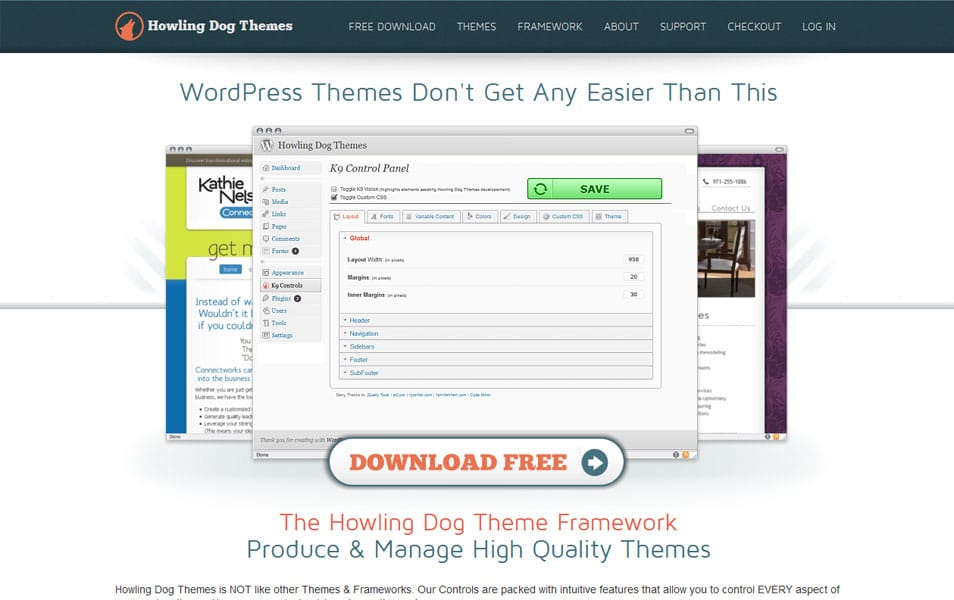 Howling Dog Theme Framework