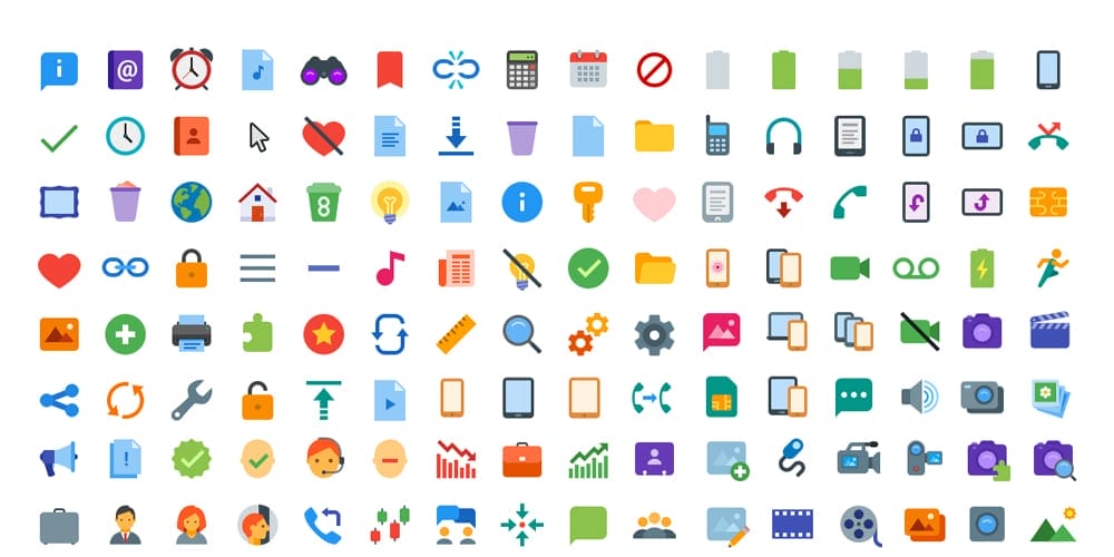 50 + Latest Flat Vector Icons (Ai,EPS,SVG) » CSS Author