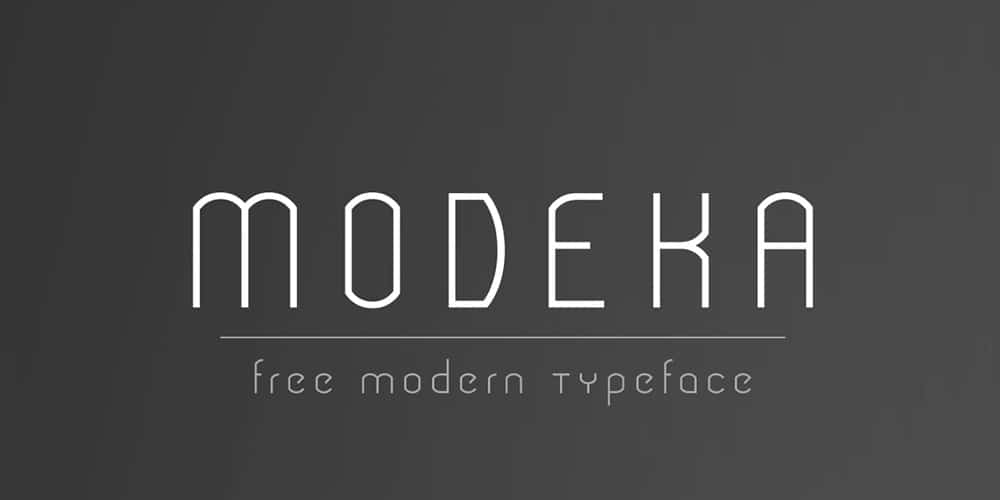 Modeka Free Font