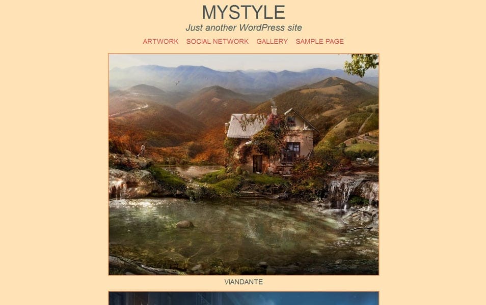 Mystyle Free Photography WordPress Theme