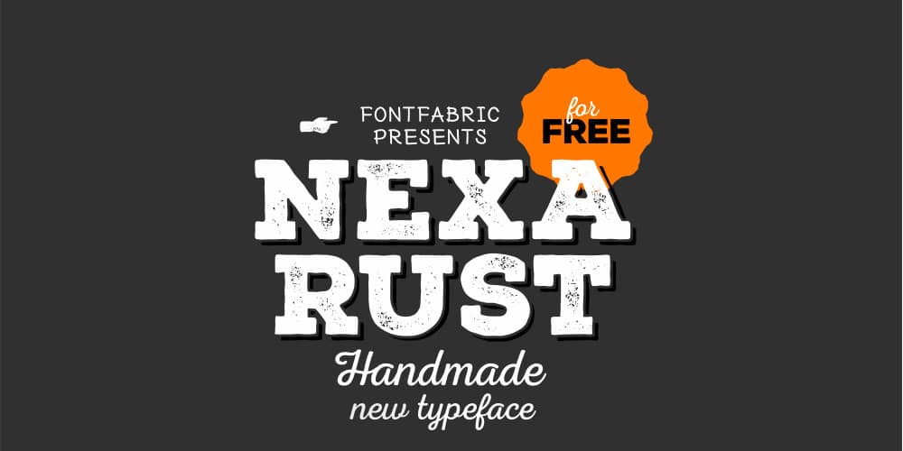 Nexa Rust Free Font
