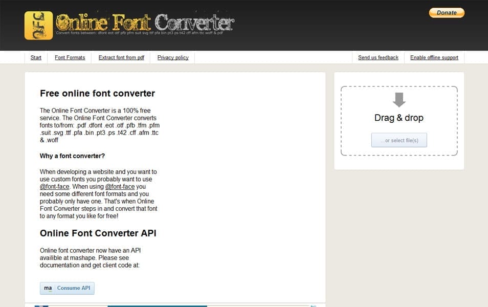 font converter website