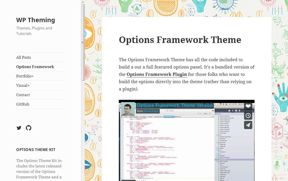 Options Framework Theme