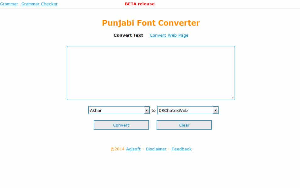 Punjabi Font Converter