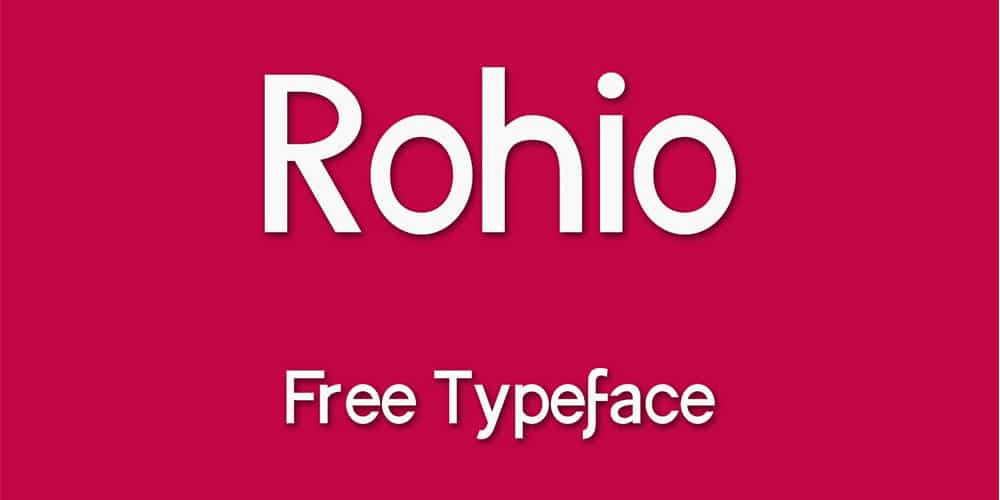 rohio-free-typeface