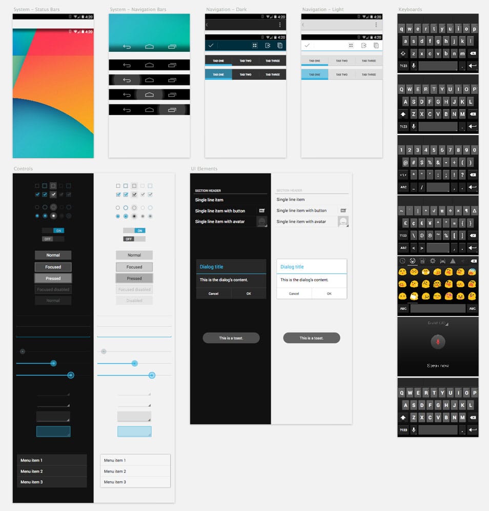 75+ GUI Templates For Android And IOS » CSS Author