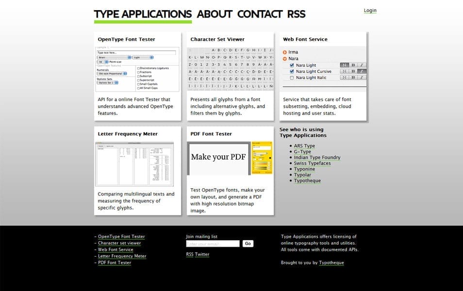 Type Applications