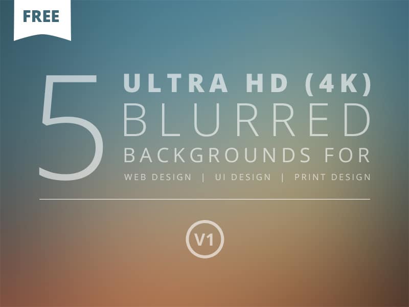 Ultra HD Blurred Backgrounds