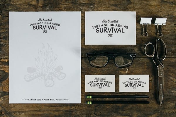 Vintage Branding MockUp