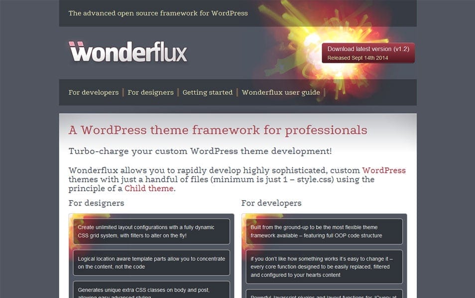 Wonderflux Theme Framework