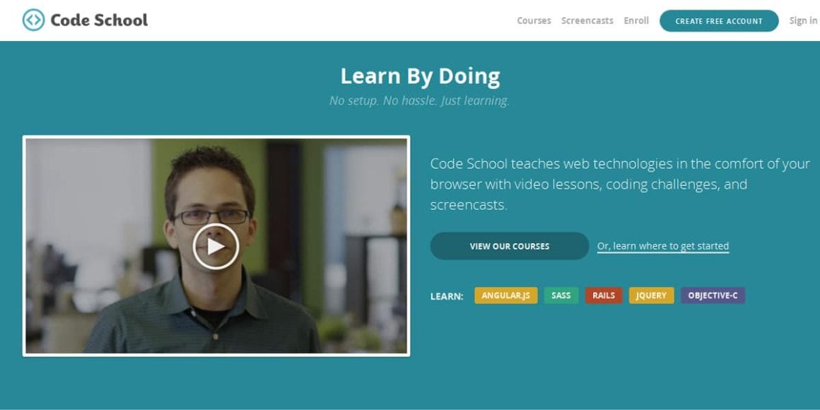 Best Places to Learn Web Development 37 codeschool