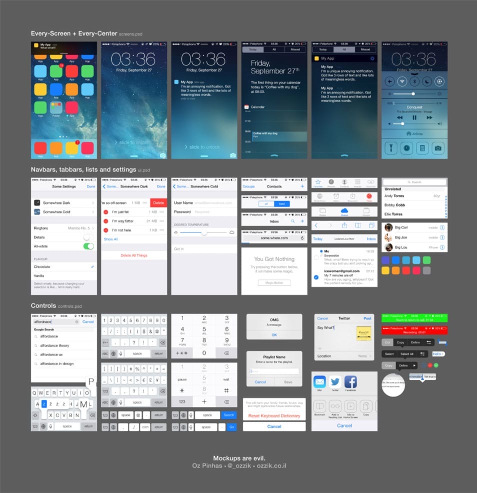 75+ GUI Templates For Android And IOS » CSS Author