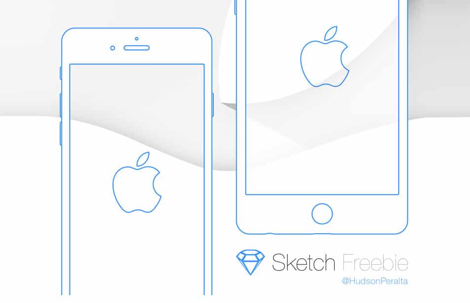 iPhone 6 & 6 Plus Wireframe .sketch