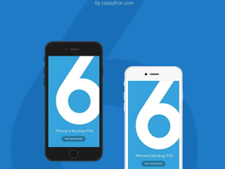 iPhone 6 Mockup Template PSD