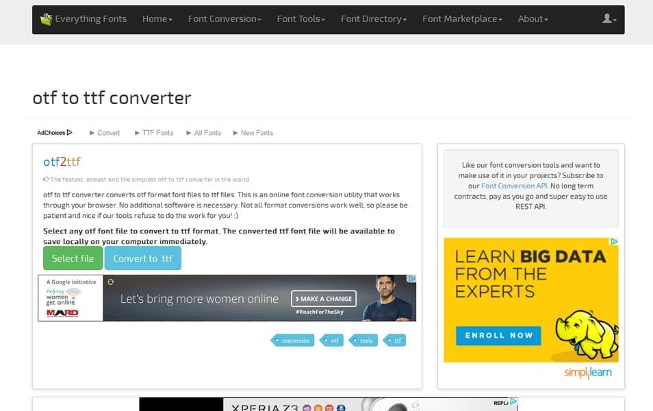 best web font converter