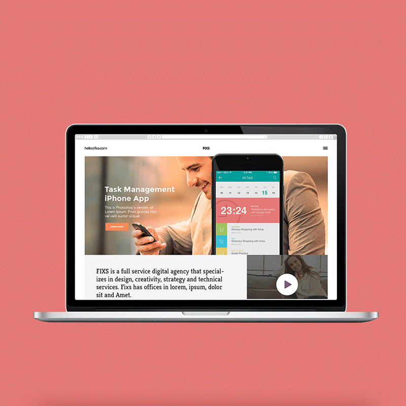 Best Single Page Website Templates PSD