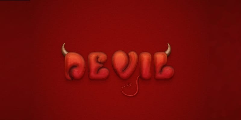 Create a Devilish Text Effect in Adobe Illustrator