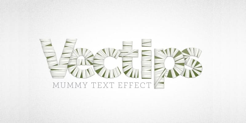 Create a Mummy Text Effect