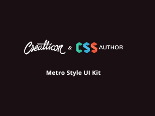 Creatticon UI Kit PSD