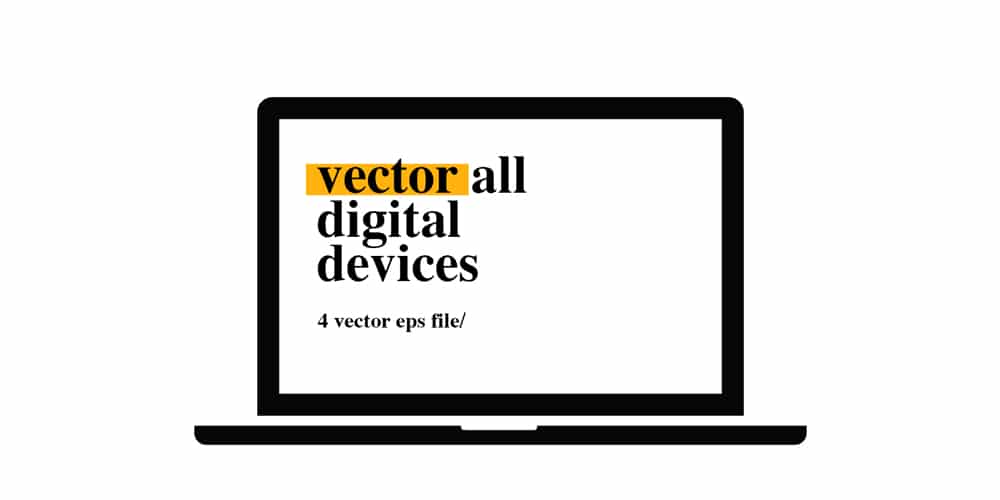 Digital Device Vector
