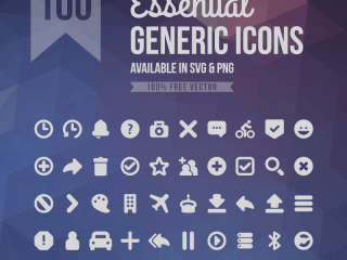 Essential Generic Free Icons