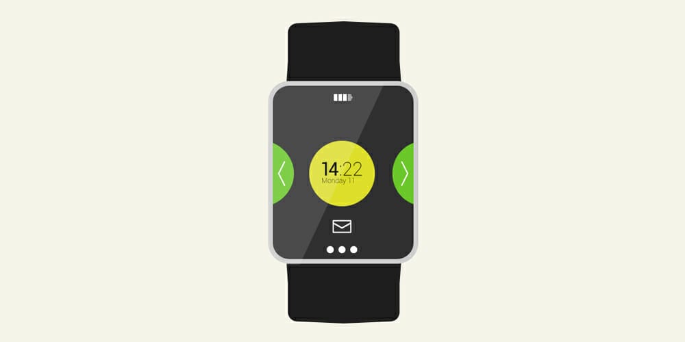 Flat Smartwatch Mockup