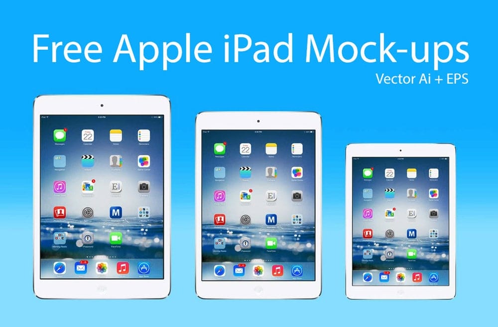 Free Apple iPad Mockups