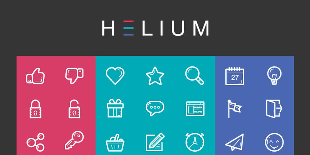 Free Helium Icons Set