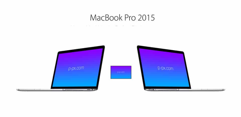 Free Macbook Pro Mockup Template